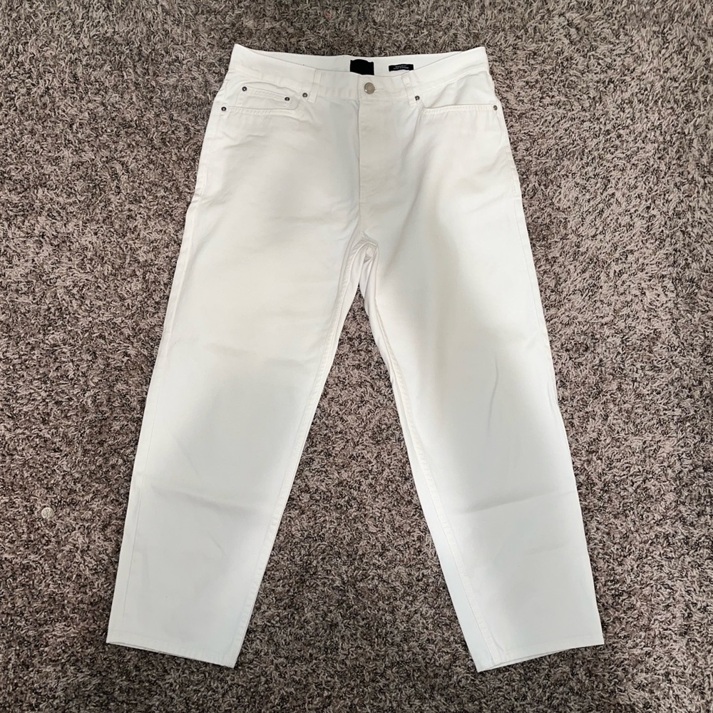 Slim Fit White Jeans from H&M